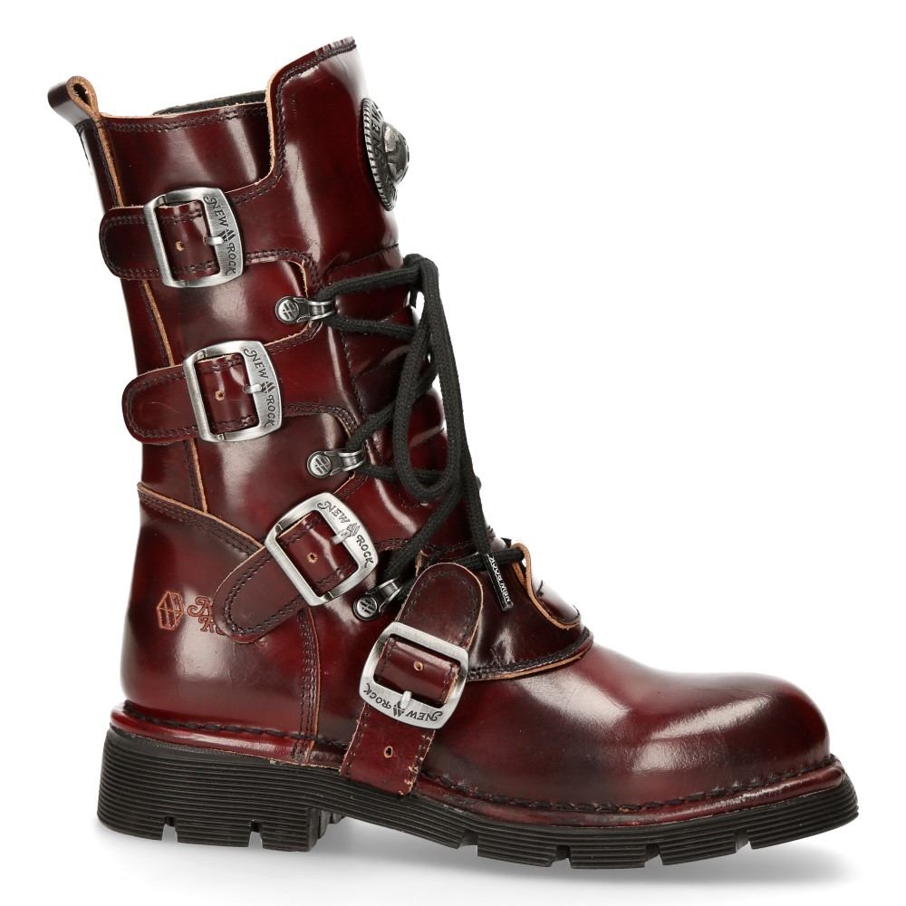 New Rock - M-1473-S82 Stiefel - Bordeauxrot
